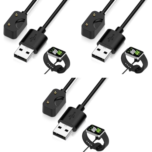 ZORBES® USB Charger for Samsung Galaxy Fit 3 1.6 inch Display Replacement 3.3ft Dual Pin Magnetic Charging Cable for Fit3 3PCS ZORBES® USB Charger for Samsung Galaxy Fit 3 1.6 inch Display Replacement 3.3ft Dual Pin Magnetic Charging Cable for Fit3 3PCS